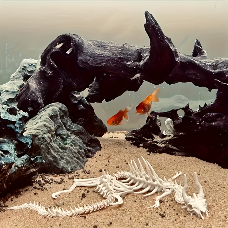 Aquarium Fish Dragon - 1pc Dragon-Shaped Fishbone Decoration Fish Tank