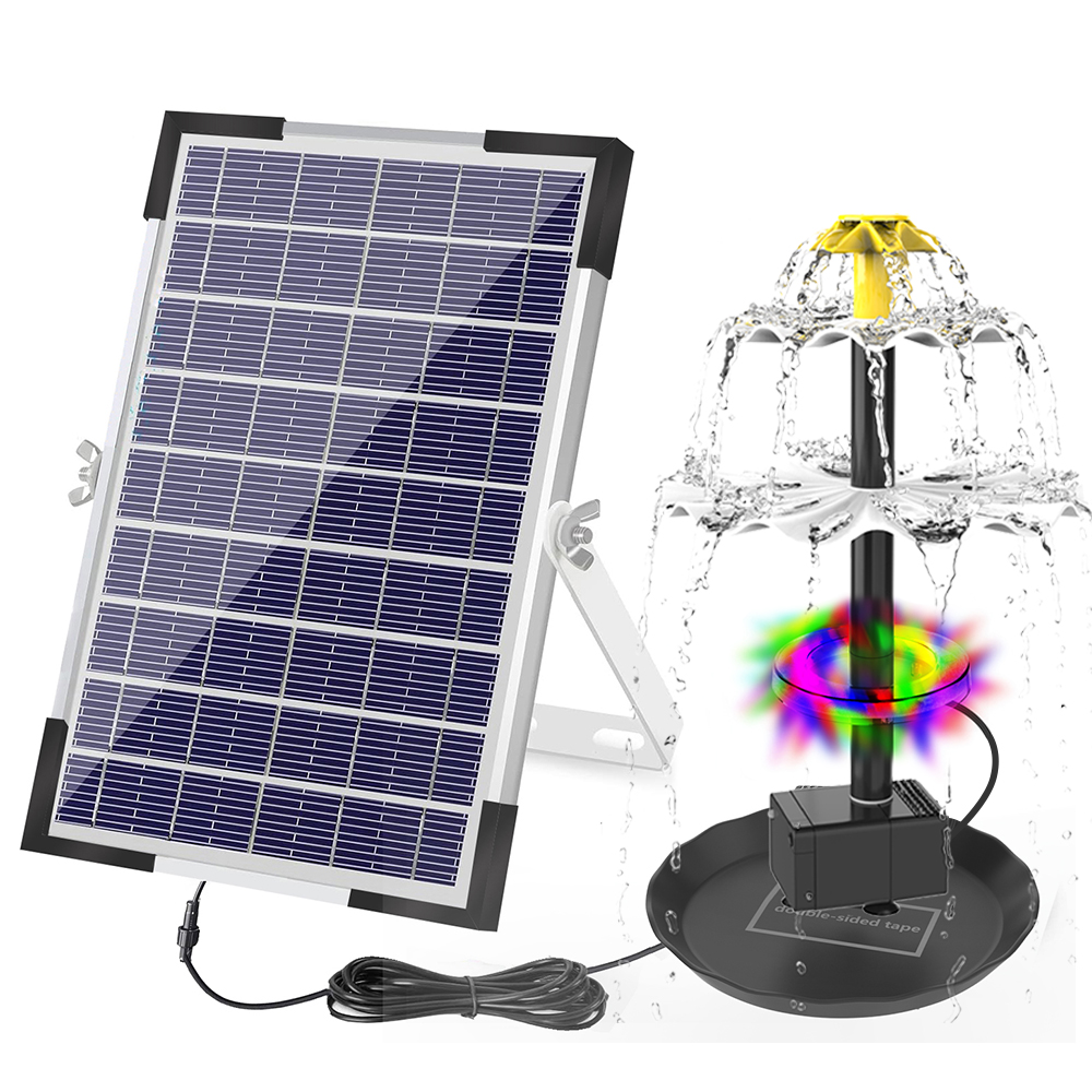Aquarium Fish Care - Solar Fountain Pump for Bird Bath