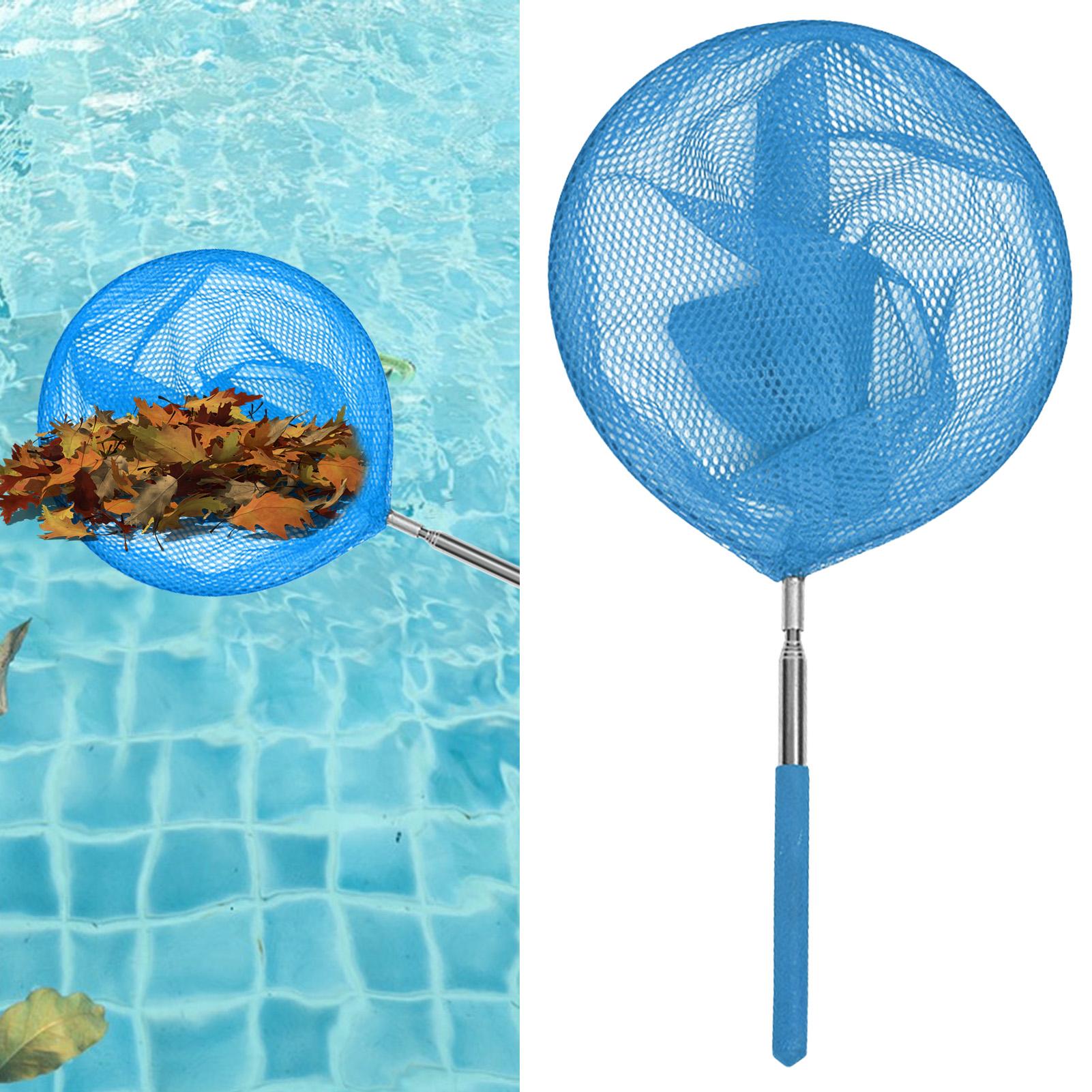Aquarium Fish Fishing - Stainless steel telescopic pool cleaner net,