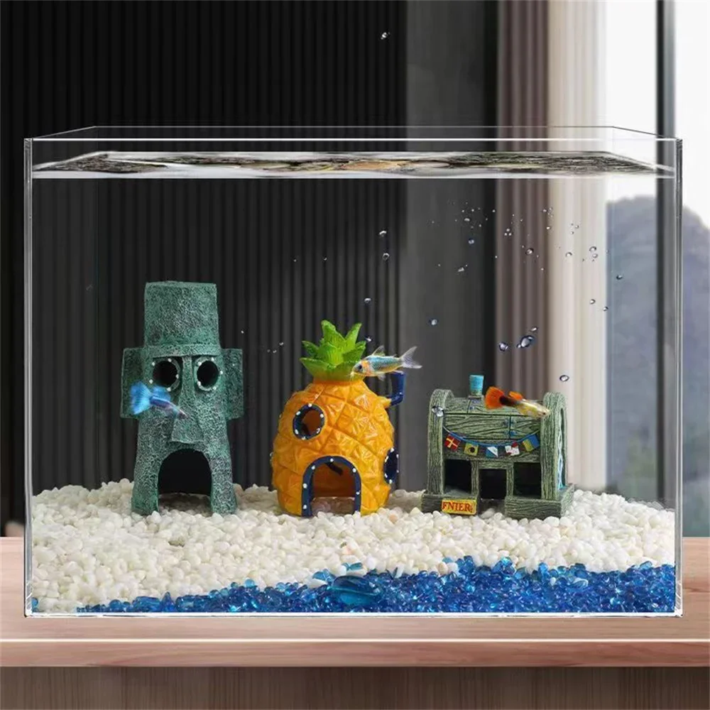 Aquarium Fish Japan - 3pcs Cartoon Fish Tank Decoration Character
