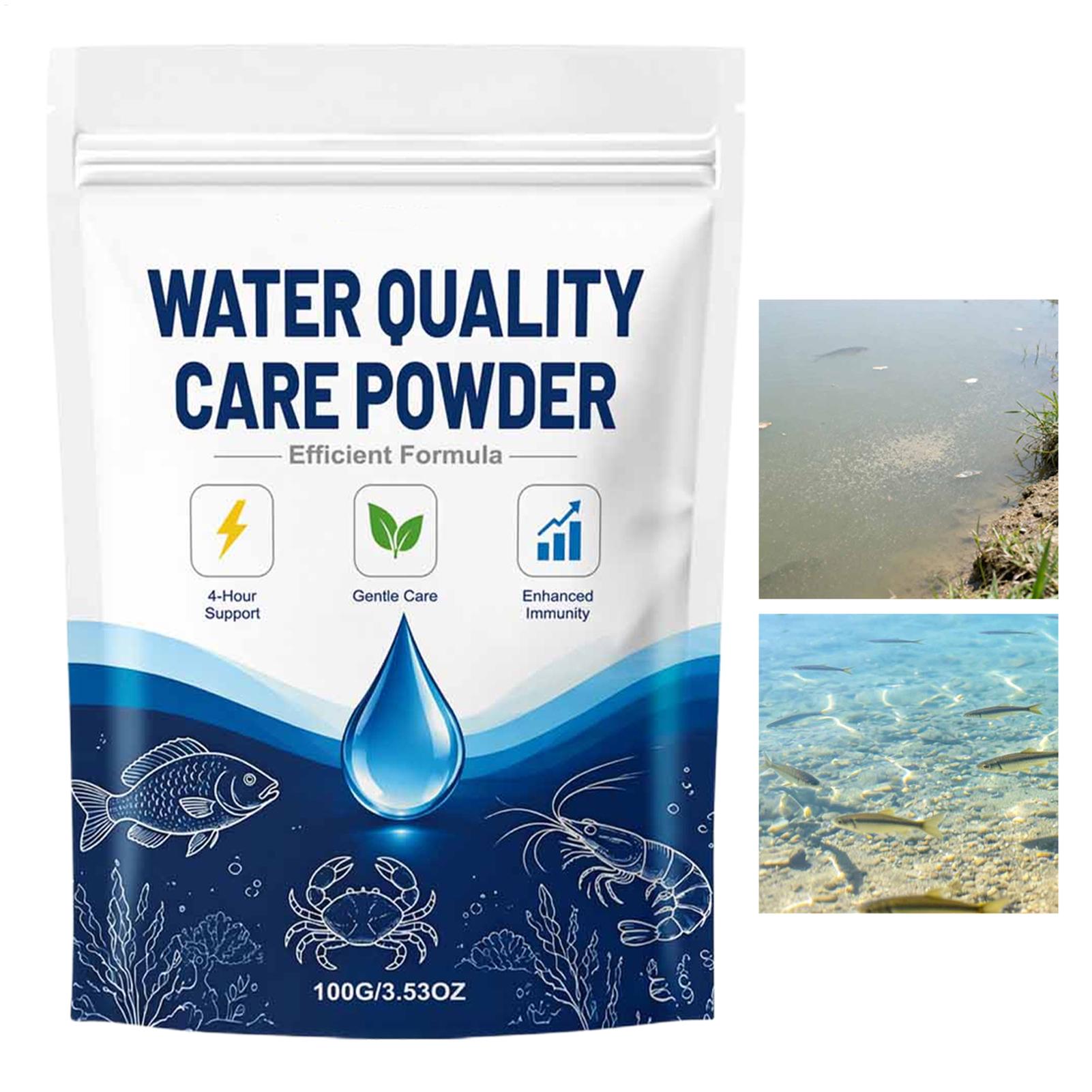 Aquarium Fish Care - 100g Aquarium Water Clarifier Powder For