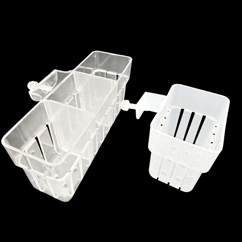 Aquarium Fish Big - Aquarium Transparent Hydroponic Basket Wall-Mounted Emergent