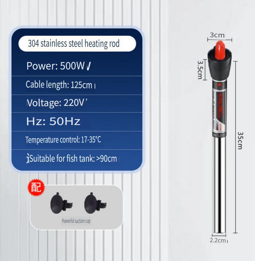 Aquarium Heater Submersible - Xilong Stainless Steel Aquarium Heater Submersible