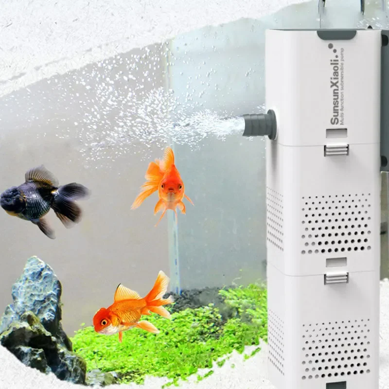 Aquarium Fish Care - 3 In 1 Aquarium Filter Pump