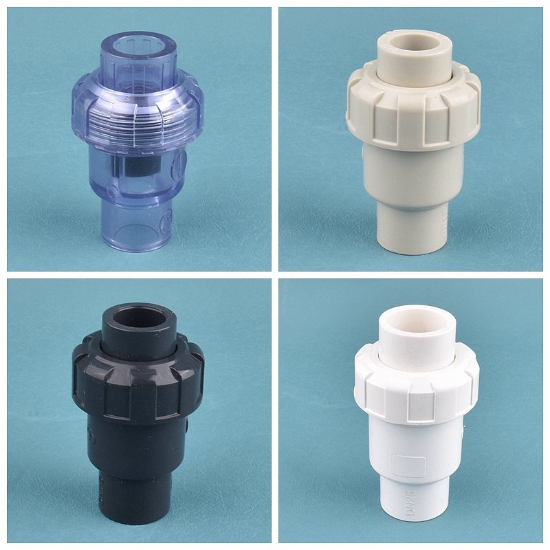 Aquarium Fish Delivery - 20~50mm UPVC Hemisphere Check Valve Aquarium