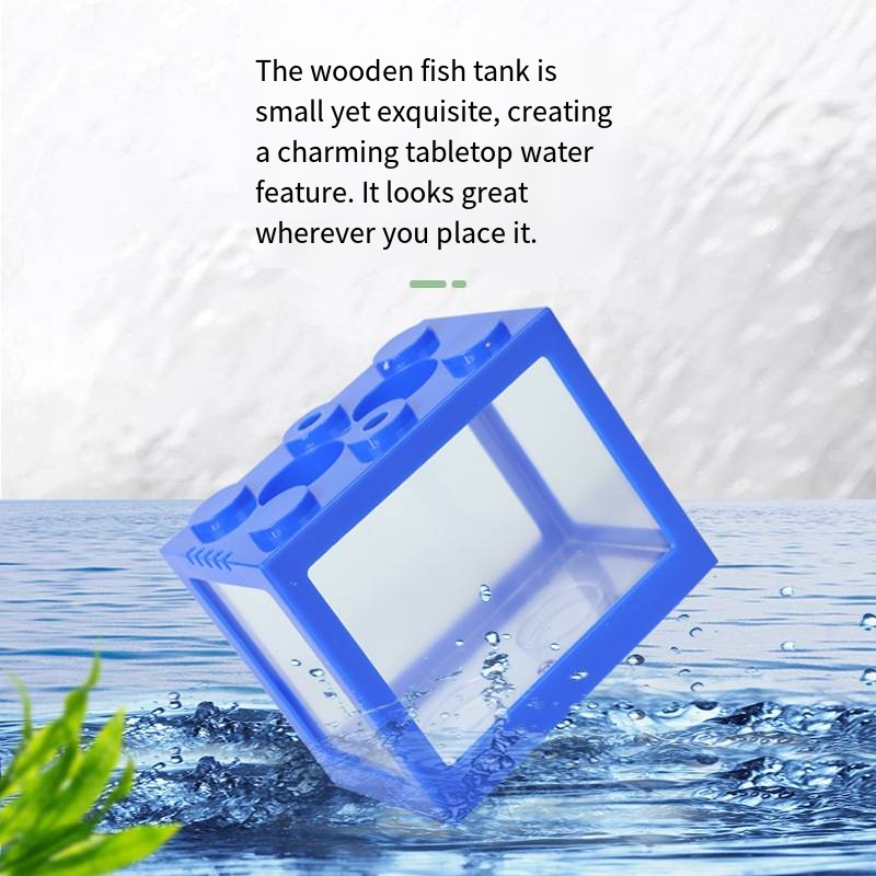 Novelty Block‑Shaped Mini Aqua - огляд і ціна Aquarium Fish Goldfish