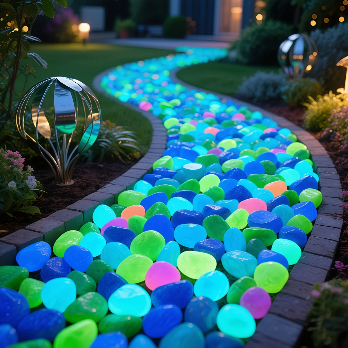 1CM 100pcs Color Goose Stone L - огляд і ціна Aquarium Fish Fishing