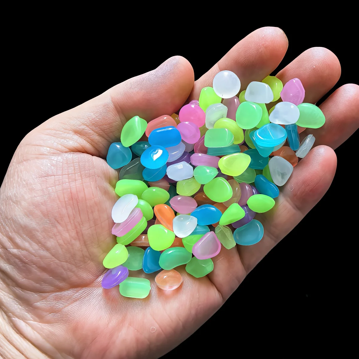 1CM 100pcs Color Goose Stone L - огляд і ціна Aquarium Fish Fishing