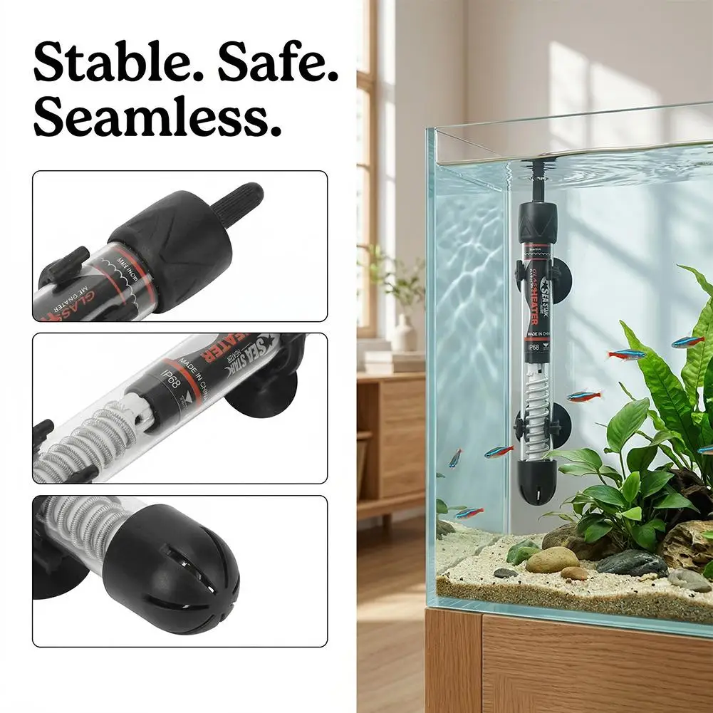 Adjustable Aquarium Heater 25W - огляд і ціна Aquarium Heater Submersible