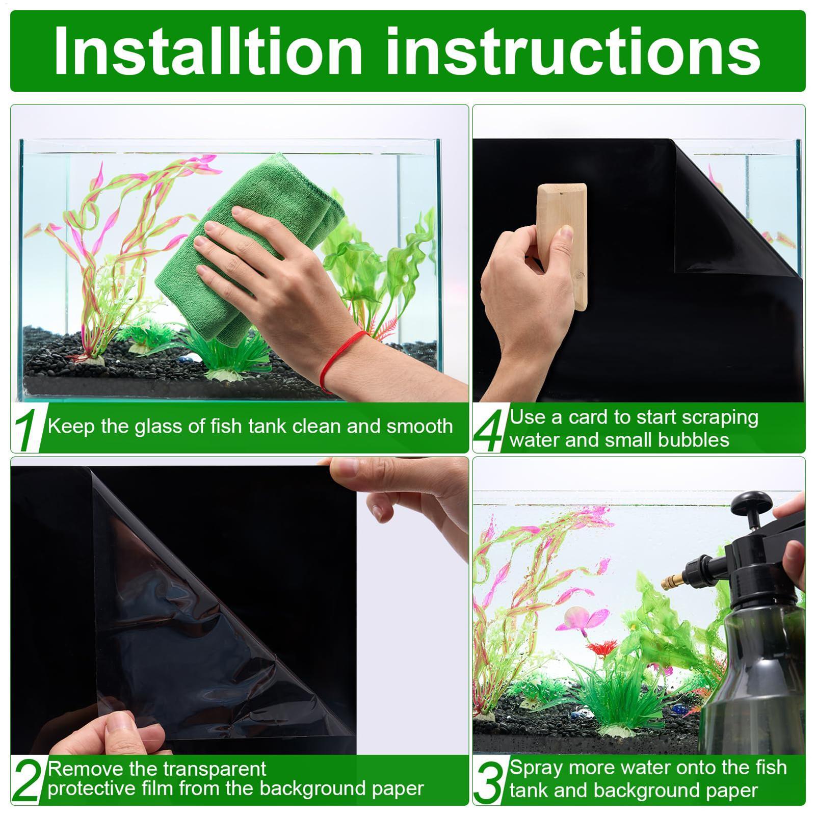 Fish Tank Background Static Cl - огляд і ціна Aquarium Fish Poster