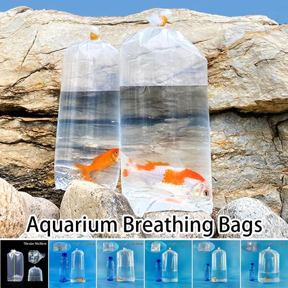 50PCS Aquarium Breathing Bags  - огляд і ціна Aquarium Fish Delivery