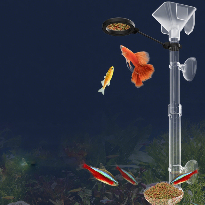Acrylic Aquarium Fish Feeder T - огляд і ціна Aquarium Fish Feeder