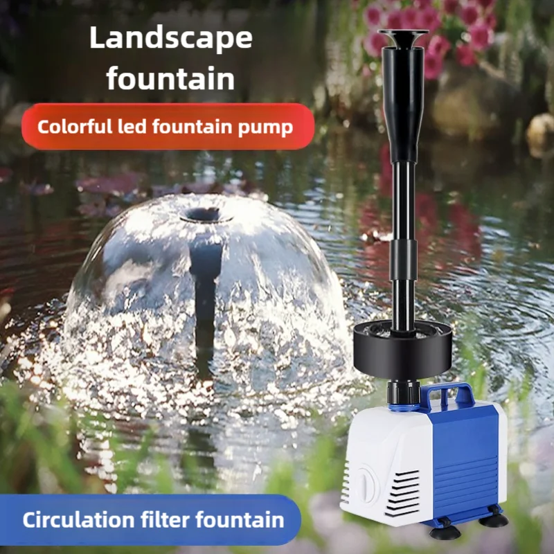 110V 220V Fish pond fountain p - огляд і ціна Aquarium Fish Care