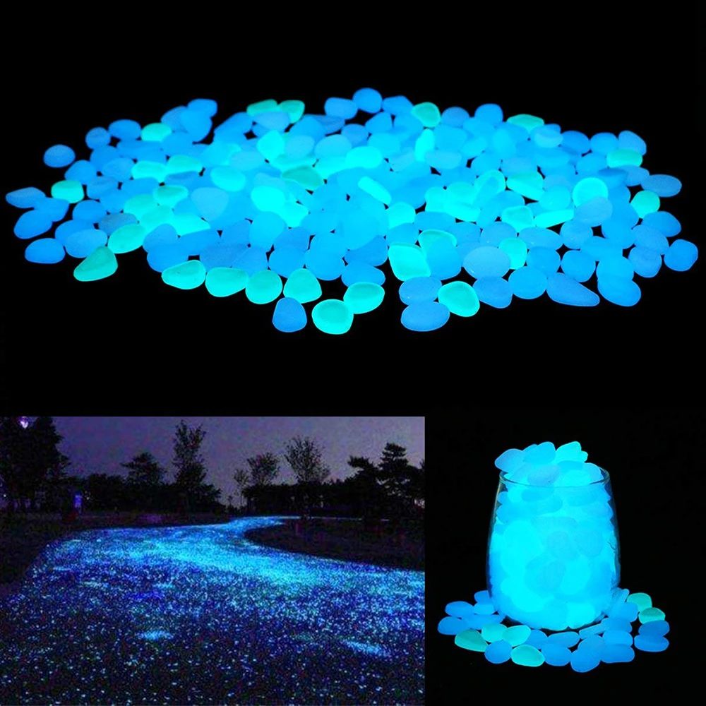 Glow Rocks 100/300Pcs Glow in  - огляд і ціна Aquarium Fish That Glow In The Dark