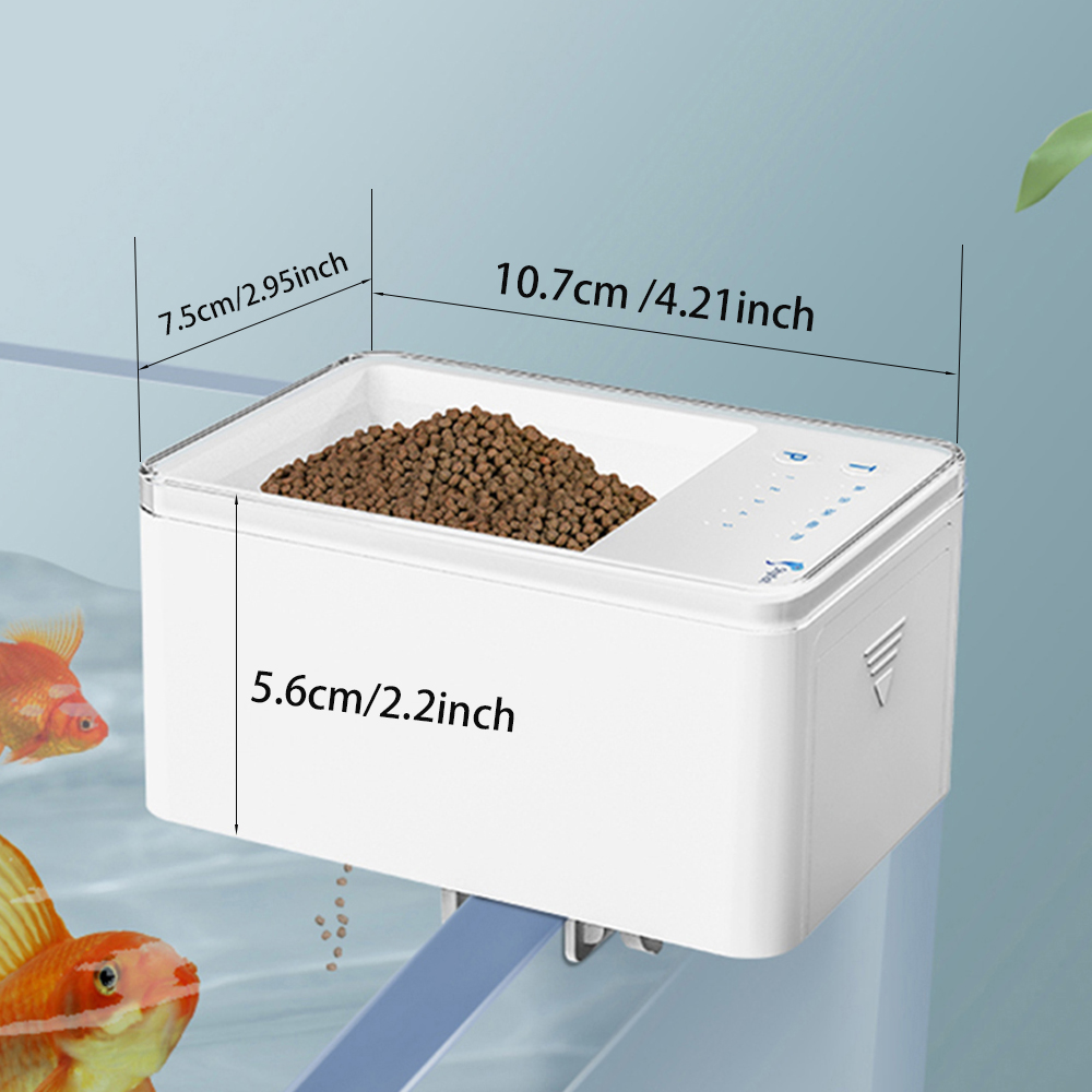 100ML Large Capacity Fish Feed - огляд і ціна Aquarium Fish Feeder