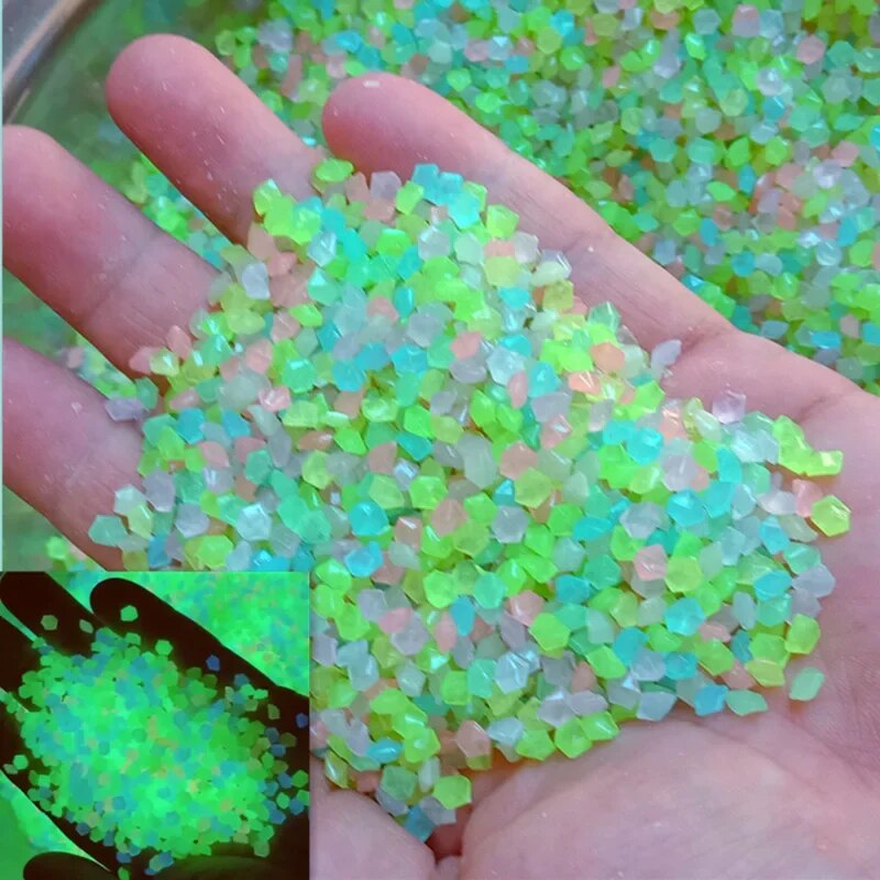 1000pcs 3-5mm Luminous Sand Gl - огляд і ціна Aquarium Fish That Glow In The Dark