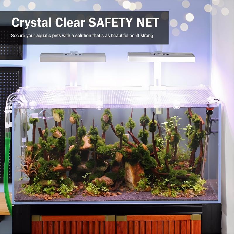 1Pcs Anti Escape Fish Tank Net - огляд і ціна Aquarium Fish Jump Guard