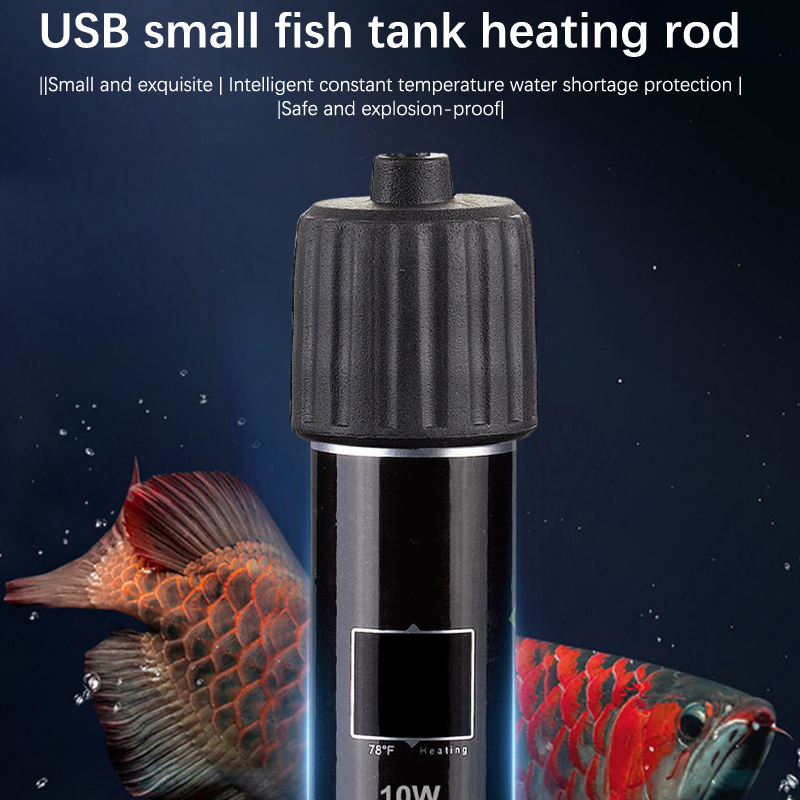 1PC USB Mini Aquarium Heating  - огляд і ціна Aquarium Heater Submersible