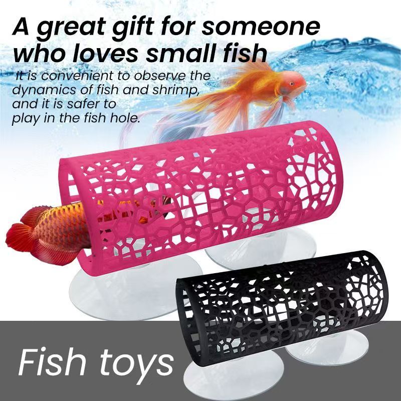 Aquarium Fish Tunnel Toys Bett - огляд і ціна Aquarium Fish Feeder