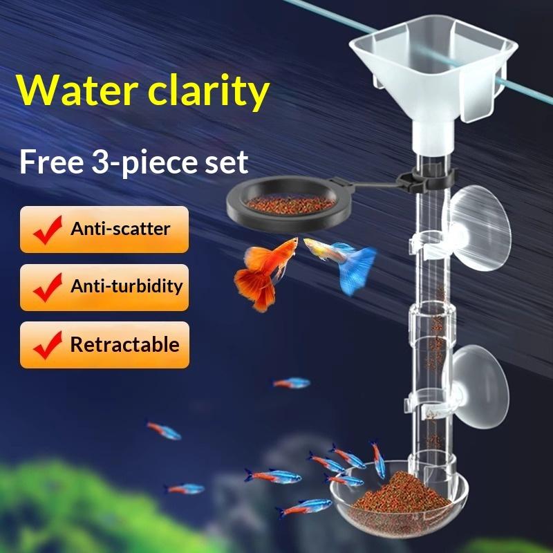 Telescopic Fish Tank Feeding T - огляд і ціна Aquarium Fish Feeder