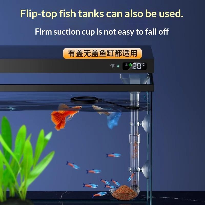 Telescopic Fish Tank Feeding T - огляд і ціна Aquarium Fish Feeder