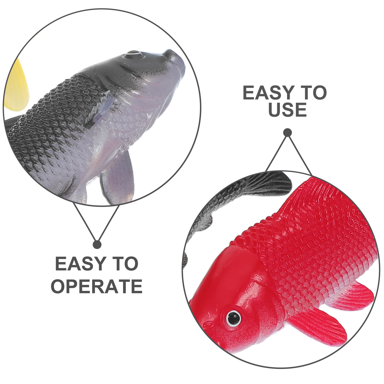 3pcs Fish Crafts Toys Realisti - огляд і ціна Aquarium Fish Goldfish
