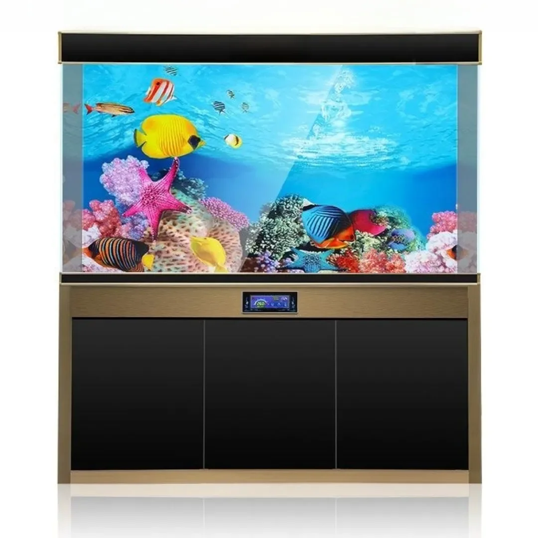Background Aquarium 3D Sticker - огляд і ціна Aquarium Fish Poster