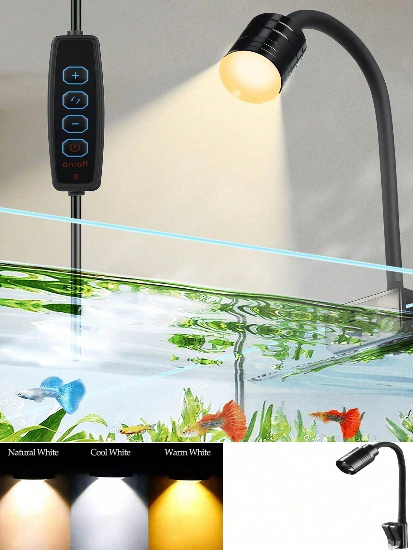 USB aquarium lights, Zoom Sout - огляд і ціна Aquarium Fish Goldfish