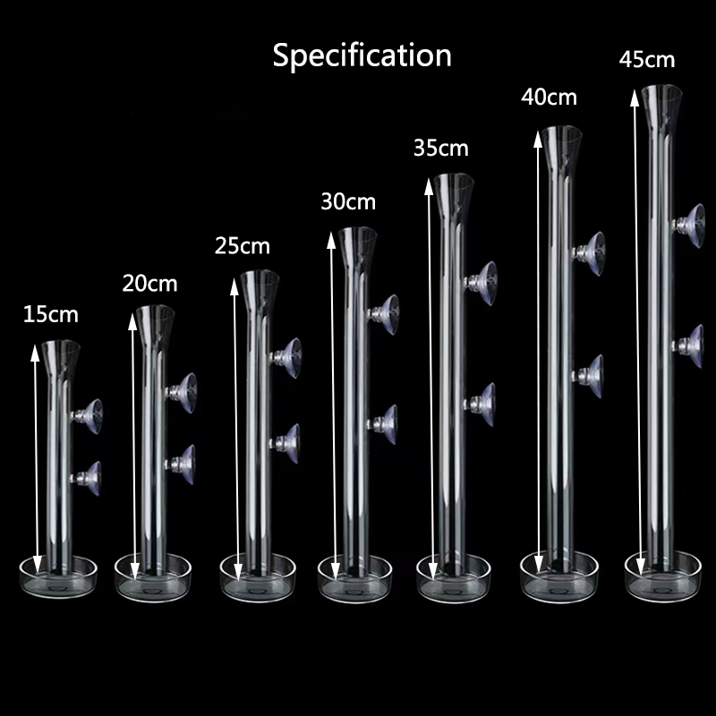 Glass Aquarium Feeder Tube Dis - огляд і ціна Aquarium Fish Feeder