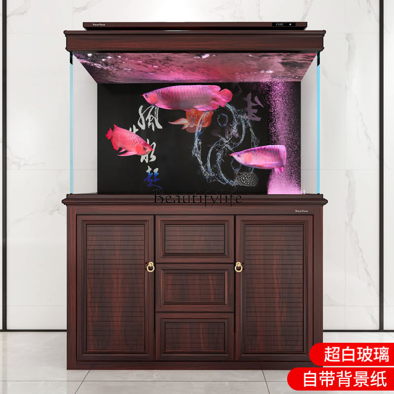 yj9 New Fish Tank Large Living - огляд і ціна Aquarium Fish Dragon