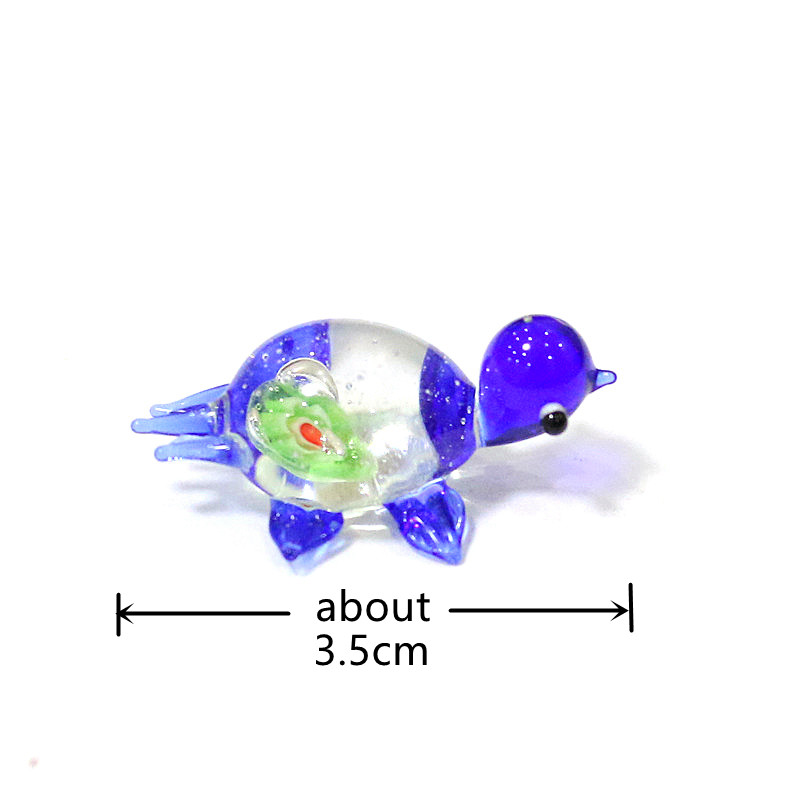 1pc Mini Glass Turtle Figurine - огляд і ціна Aquarium Fish Japan
