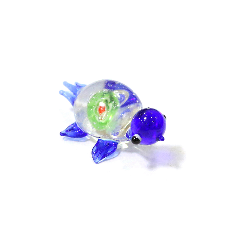 1pc Mini Glass Turtle Figurine - огляд і ціна Aquarium Fish Japan