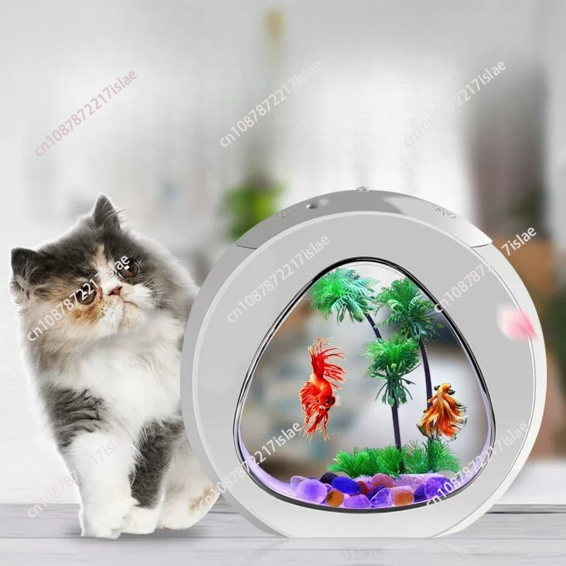Small Desktop Acrylic Fish Tan - огляд і ціна Aquarium Fish Goldfish