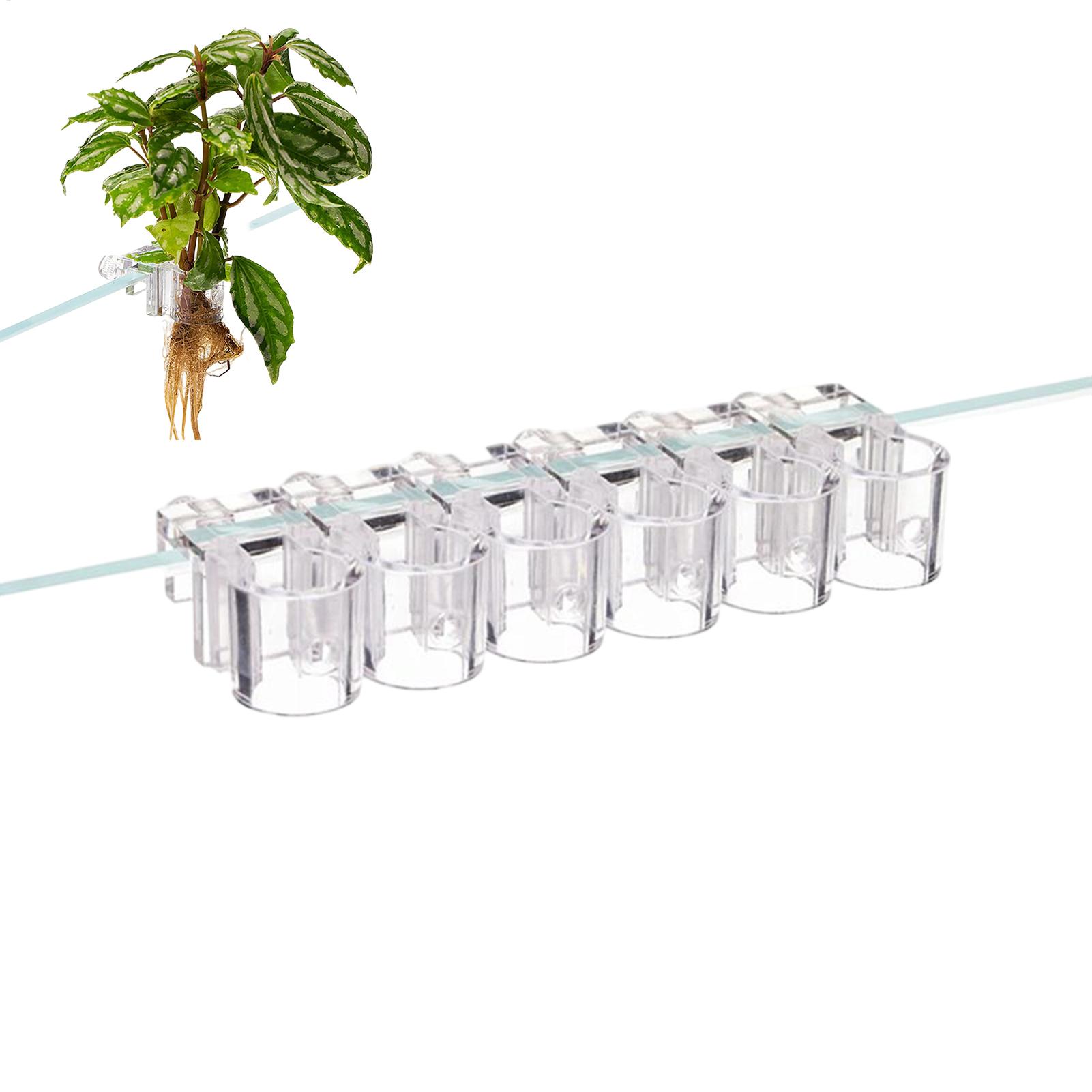 Mini Fish Tank Planter Pot 6Pc - огляд і ціна Aquarium Fish Feeder