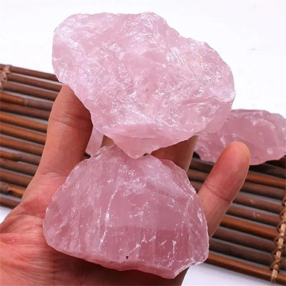 Pure Natural Pink Rose Quartz  - огляд і ціна Aquarium Fish Big