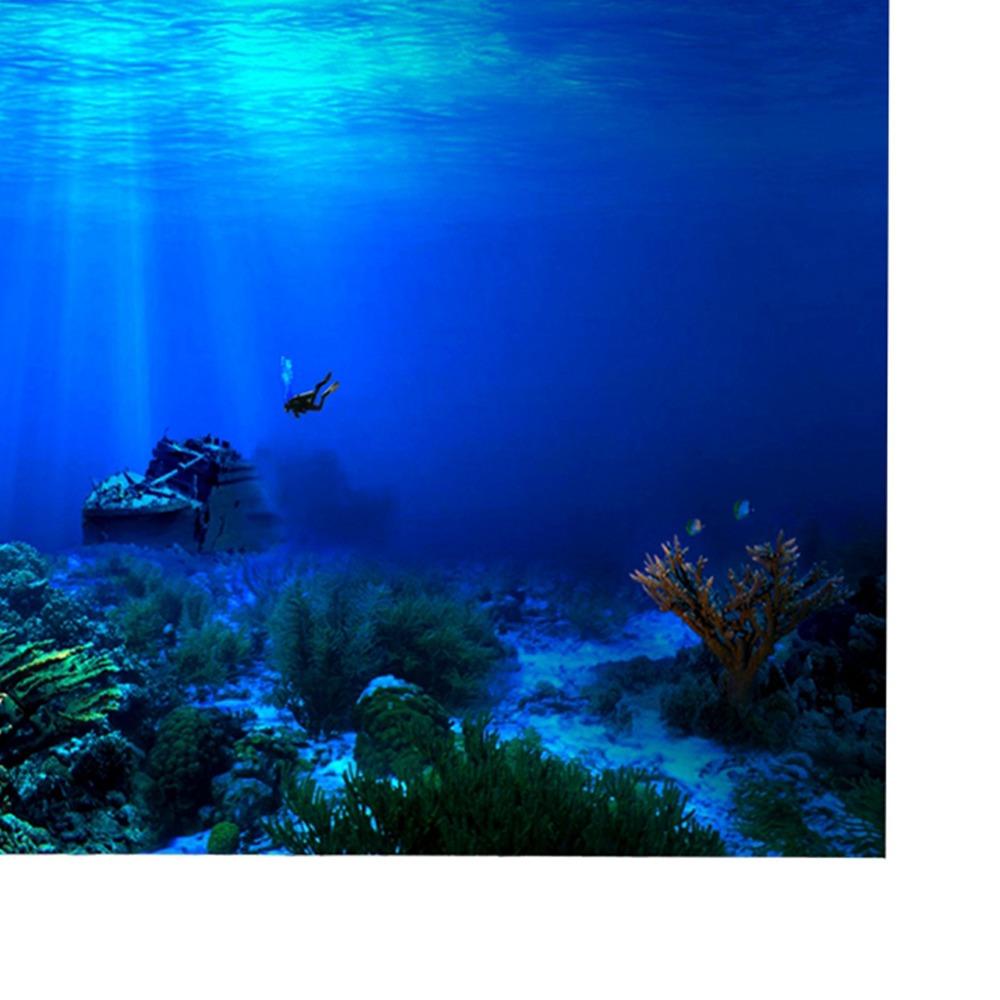PVC Aquarium Background Poster - огляд і ціна Aquarium Fish Poster