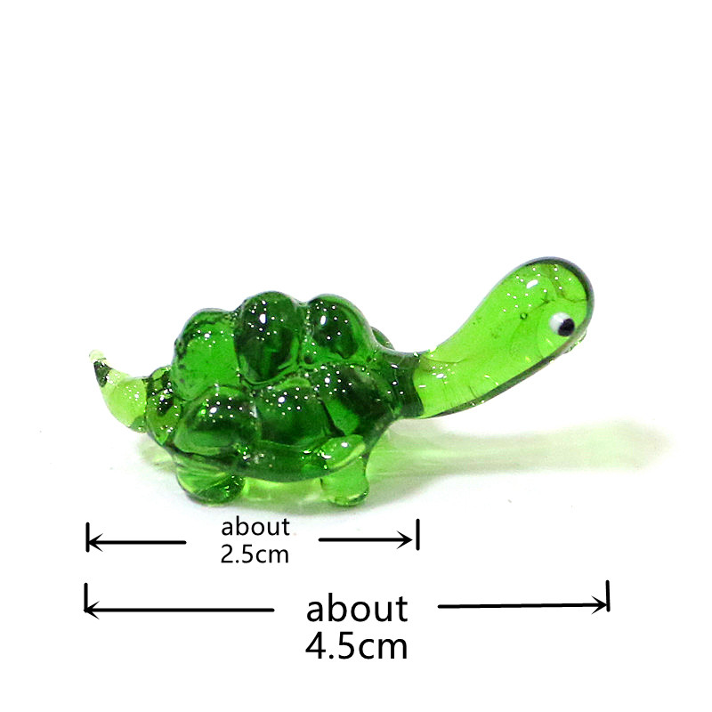 Mini Sea Turtle Figurines Glas - огляд і ціна Aquarium Fish Japan