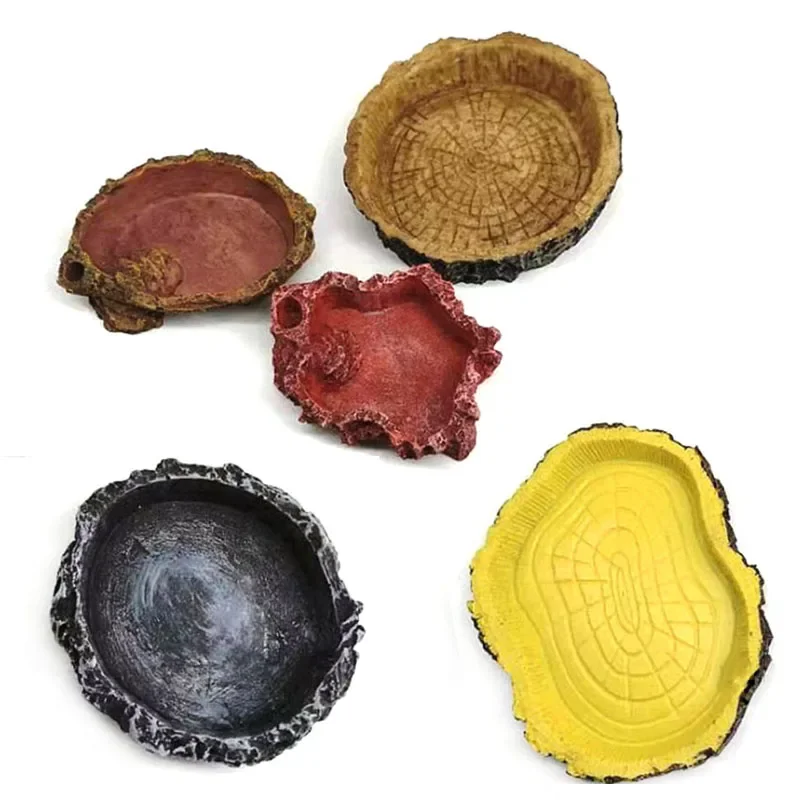 Pet Reptile Feeder Bowl Resin  - огляд і ціна Aquarium Fish Feeder