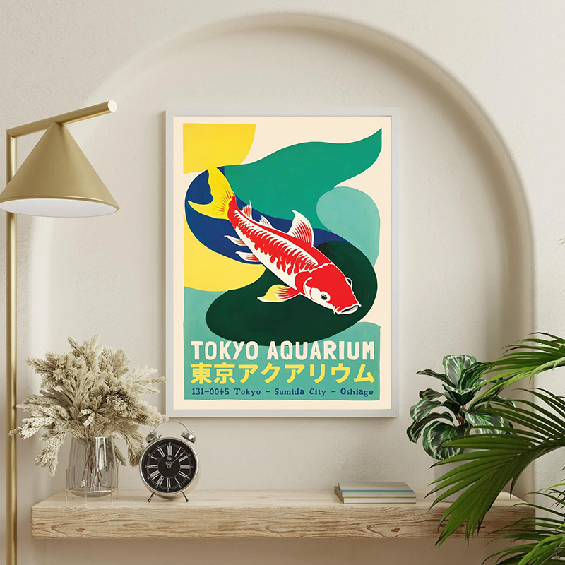 Japan Aesthetic Fish Poster To - огляд і ціна Aquarium Fish Poster