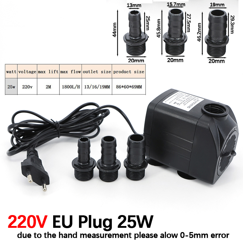 AC 220V 16W 25W Submersible Wa - огляд і ціна Aquarium Fish Care