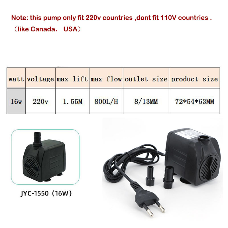 AC 220V 16W 25W Submersible Wa - огляд і ціна Aquarium Fish Care