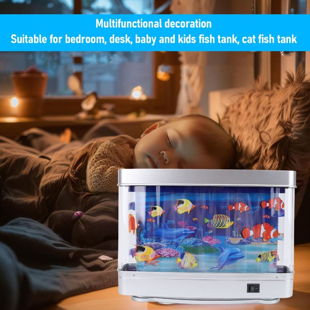 ​Relaxing​ LED Fake Fish Tank  - огляд і ціна Aquarium Fish Exotic