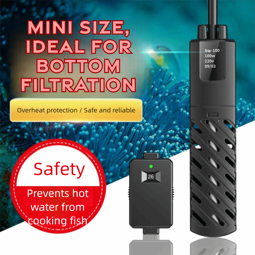 Quartz Glass Aquarium Submersi - огляд і ціна Aquarium Heater Submersible