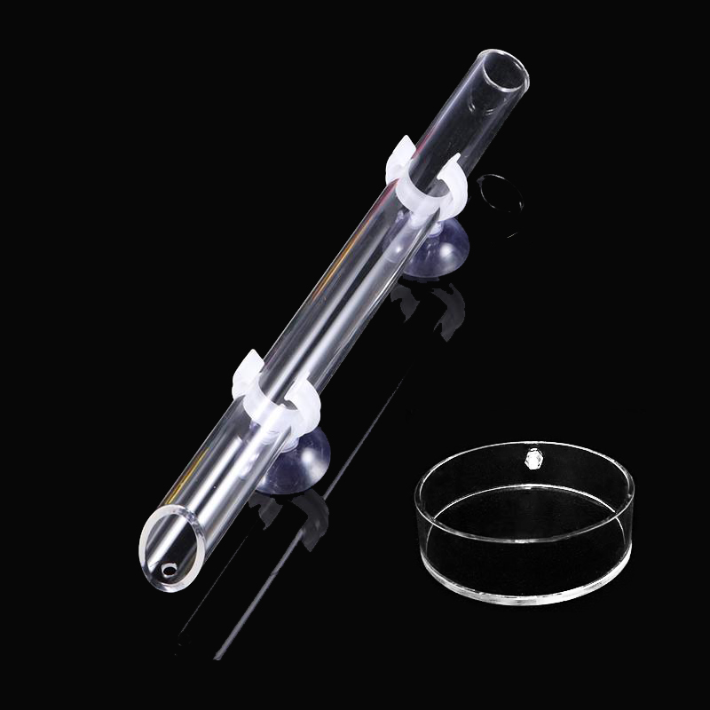 1Pcs Acrylic Aquarium Feeder T - огляд і ціна Aquarium Fish Feeder
