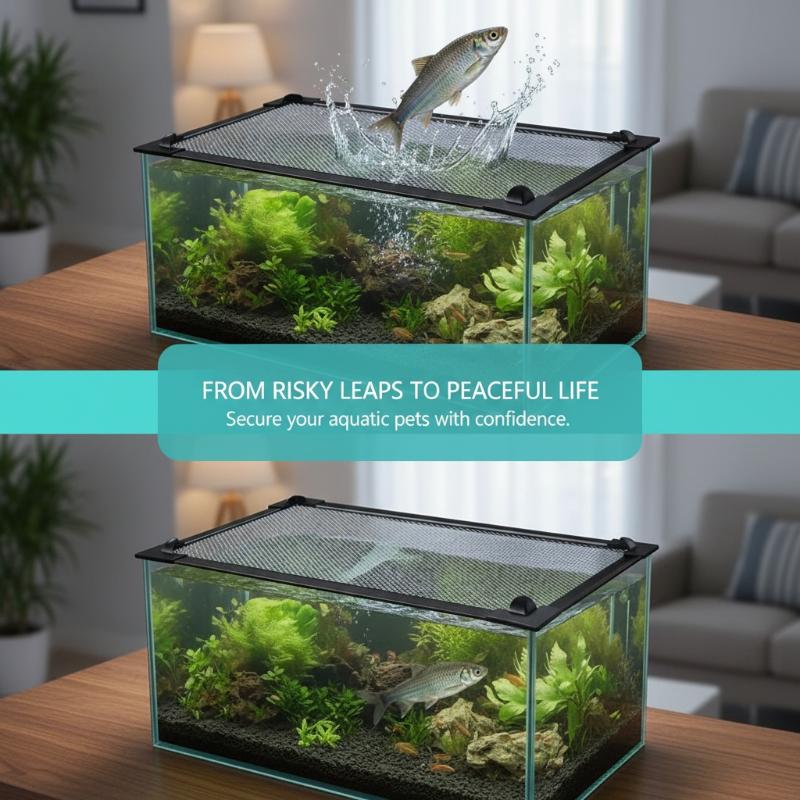 Magnetic Fish Tank Anti Jump M - огляд і ціна Aquarium Fish Jump Guard